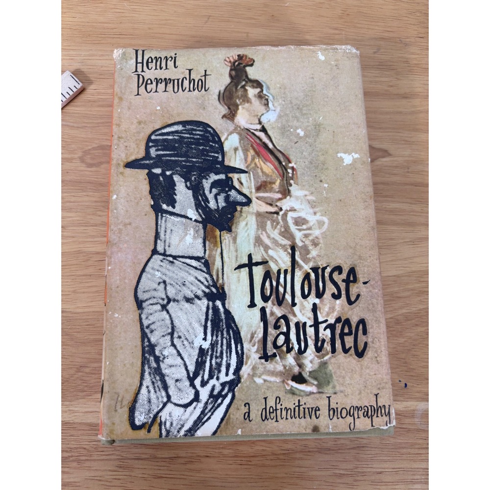 World Publishing Toulouse-Lautrec Biography Book Tan 1958 First Edition